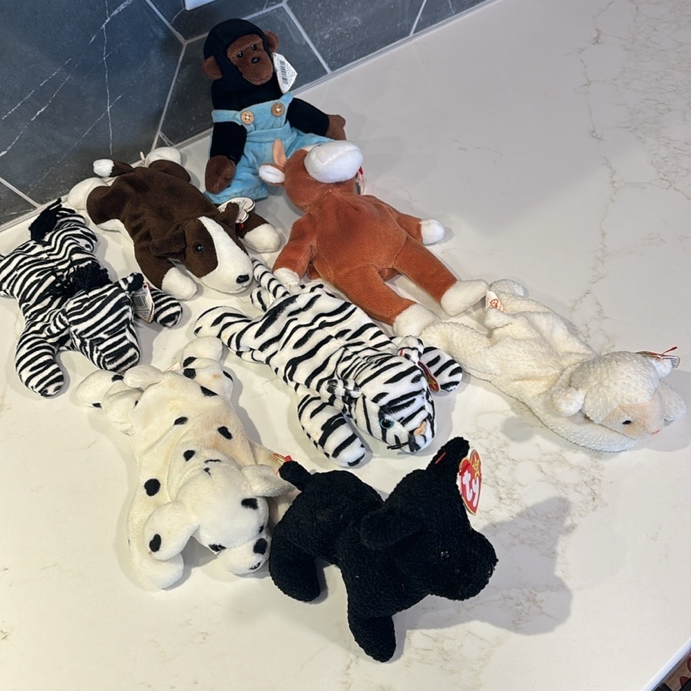Beanie babies- lot of 8 - Picture 2 of 3